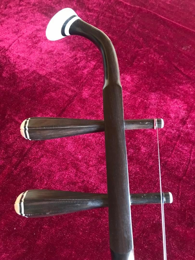 二胡最上級 明清老紅木錦蛇皮古月琴坊 万其興製作